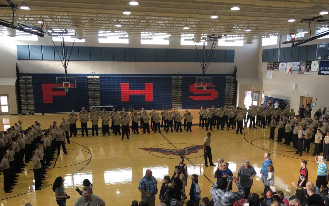 NJROTC Installation of Officers