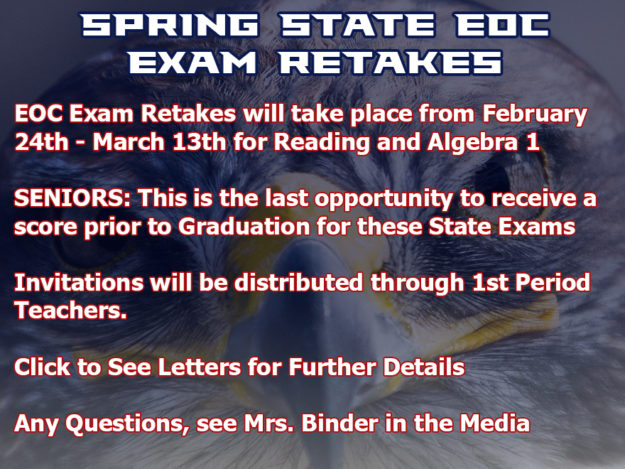 Spring Retake EOC Exams