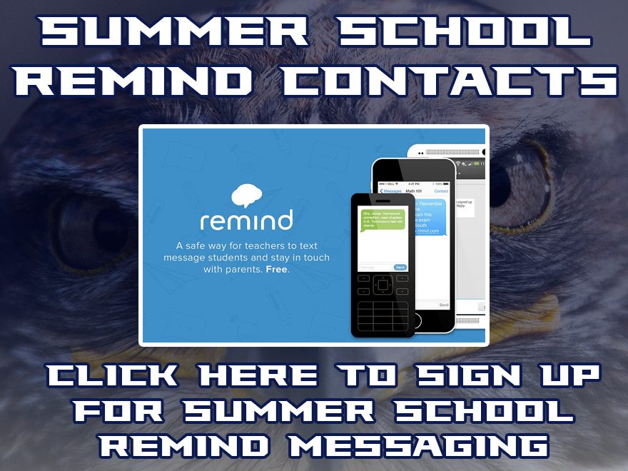 Summer School Teacher Team Contacts