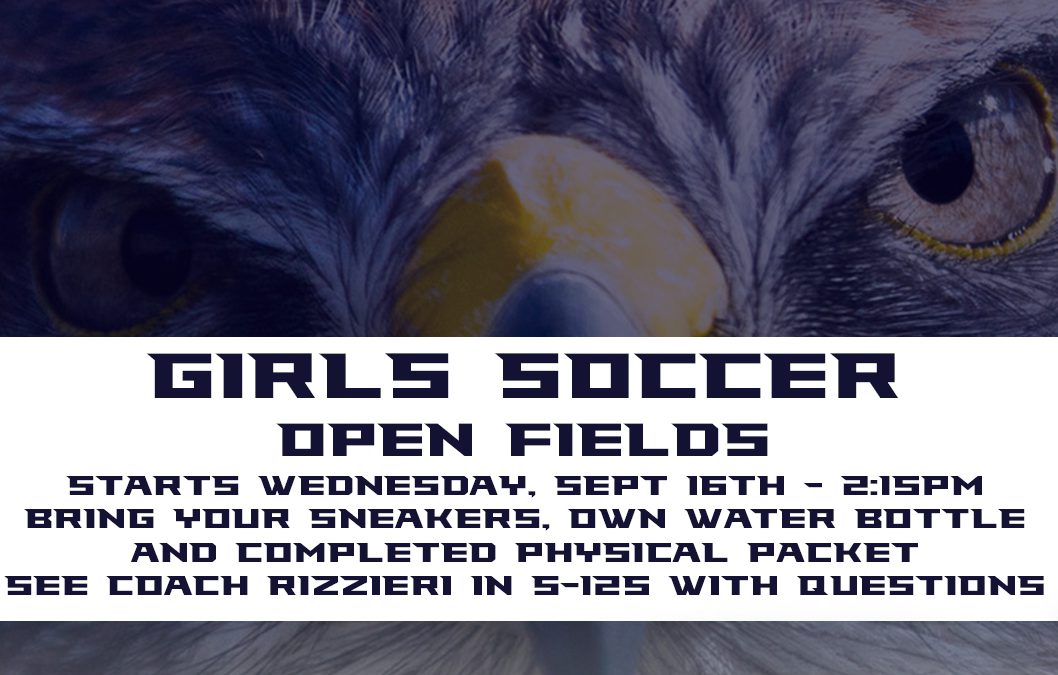 Girls Soccer Open Fields