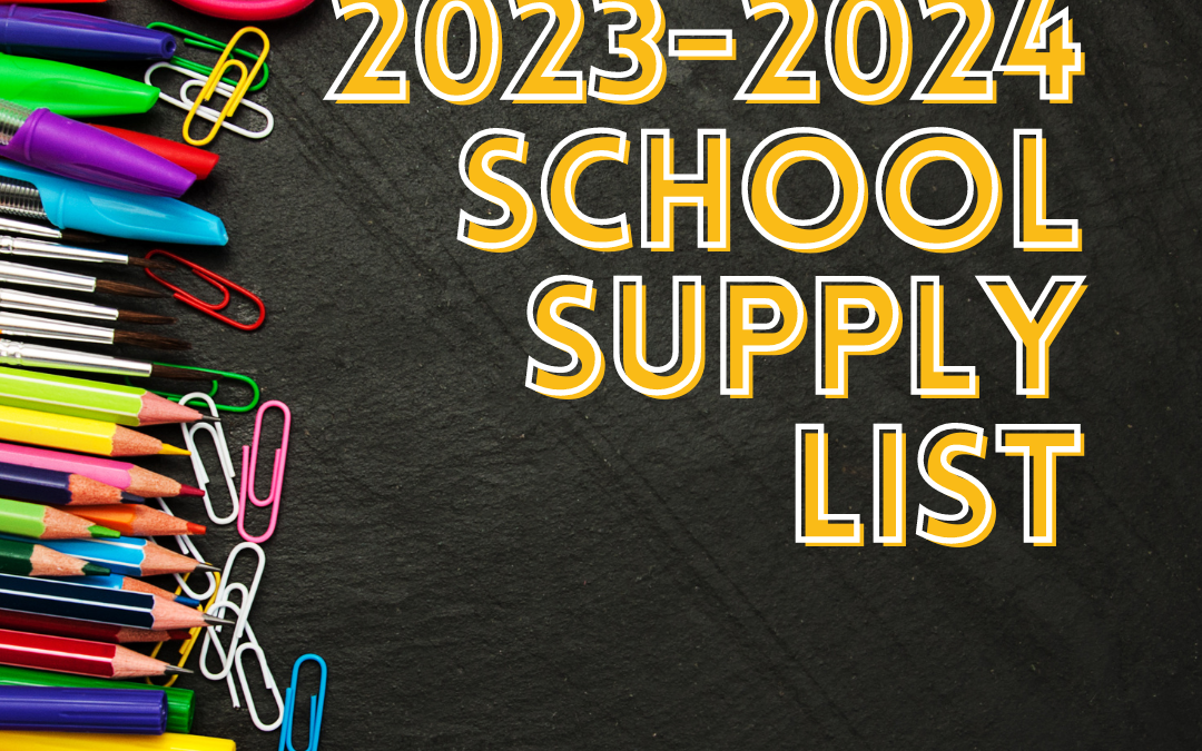 More Info on the School Supply List