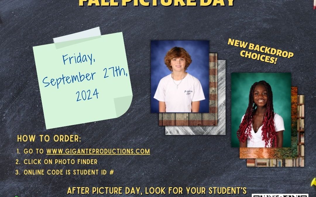 Picture Day for Underclassmen: October 21