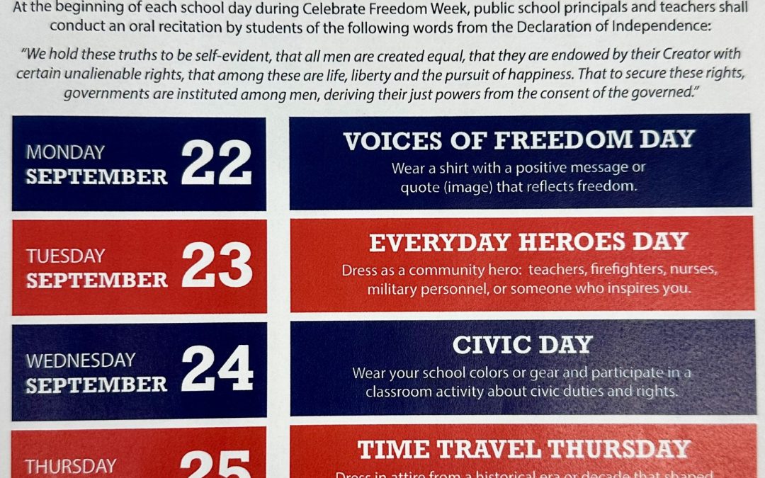 Freedom Week 2025